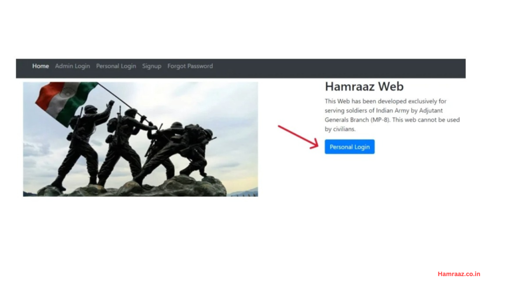 Hamraaz Web Personal Login 